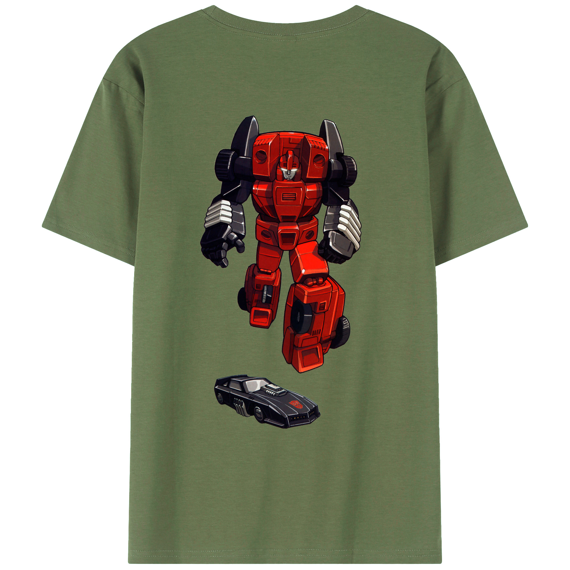 （画像用）  綿100％ メンズ半袖Tシャツ（バックプリント） 通気性